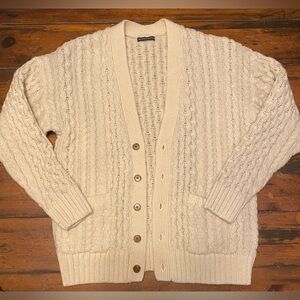 Brandy Melville Cream Knit Cardigan